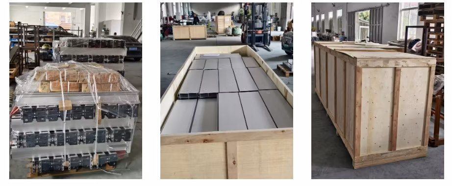 Customized Aluminum Glass Flood Barrier Safety Tempered Glass Easy to Install