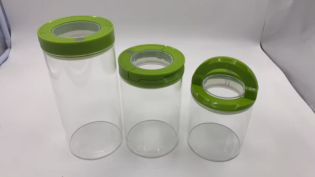 200ml 250ml 300ml 900ml 1500ml Borosilicate Airtight Kitchen Candy Cookies Food Container Packaging Glass Storage Jar Glassware with Bamboo Lids