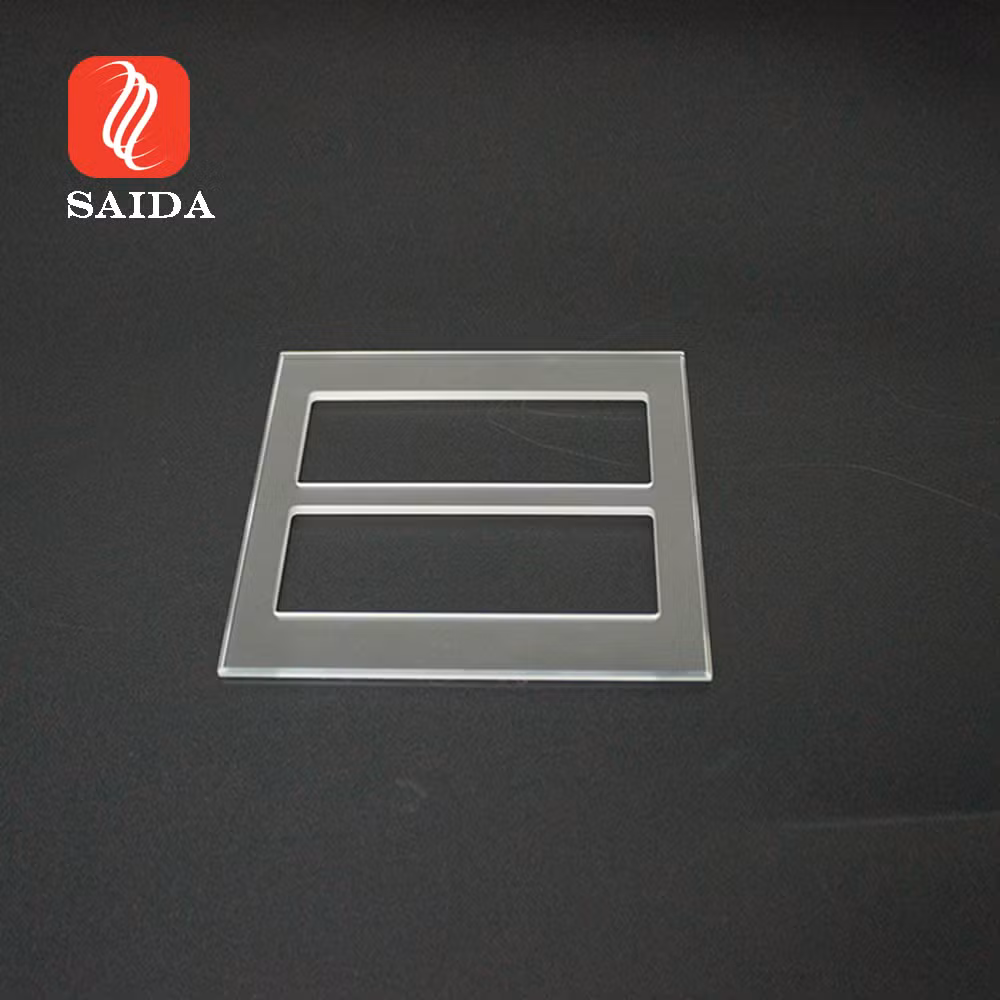 Saida Clear Tempered Light Touch Wall Switch Glass Panel for Home Appliance