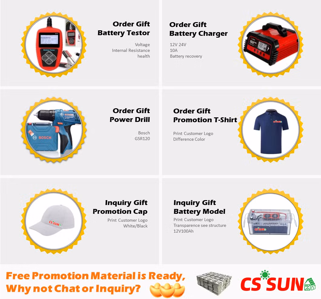 CSSUN 51.2V100Ah Maintenance free Lithium Battery for Luc electric car Instand SLA manufacturer High temperature lead acid battery new dongguan