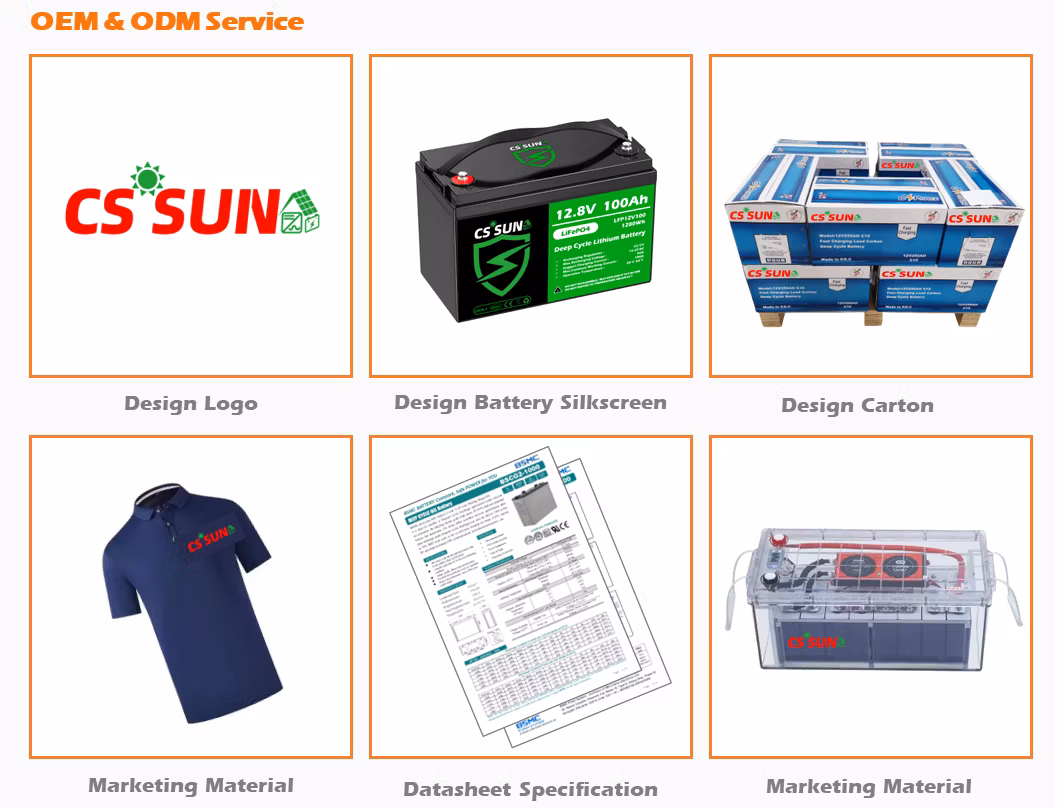 CSSUN 51.2V100Ah Maintenance free Lithium Battery for Luc electric car Instand SLA manufacturer High temperature lead acid battery new dongguan