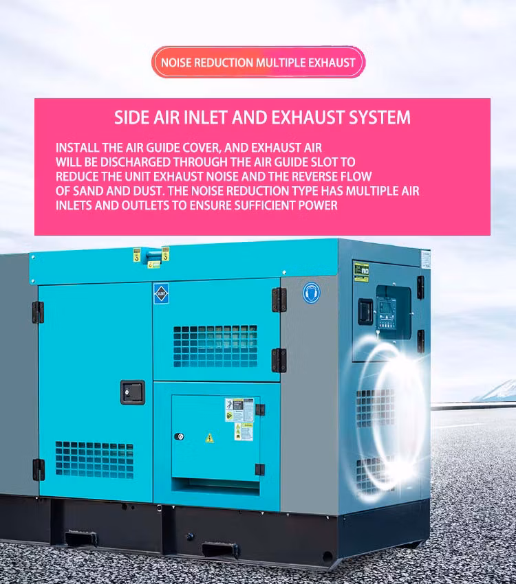 Silent Diesel Electric Generator Set Soundproof Type Silent Type with Brand Engine for Hospital