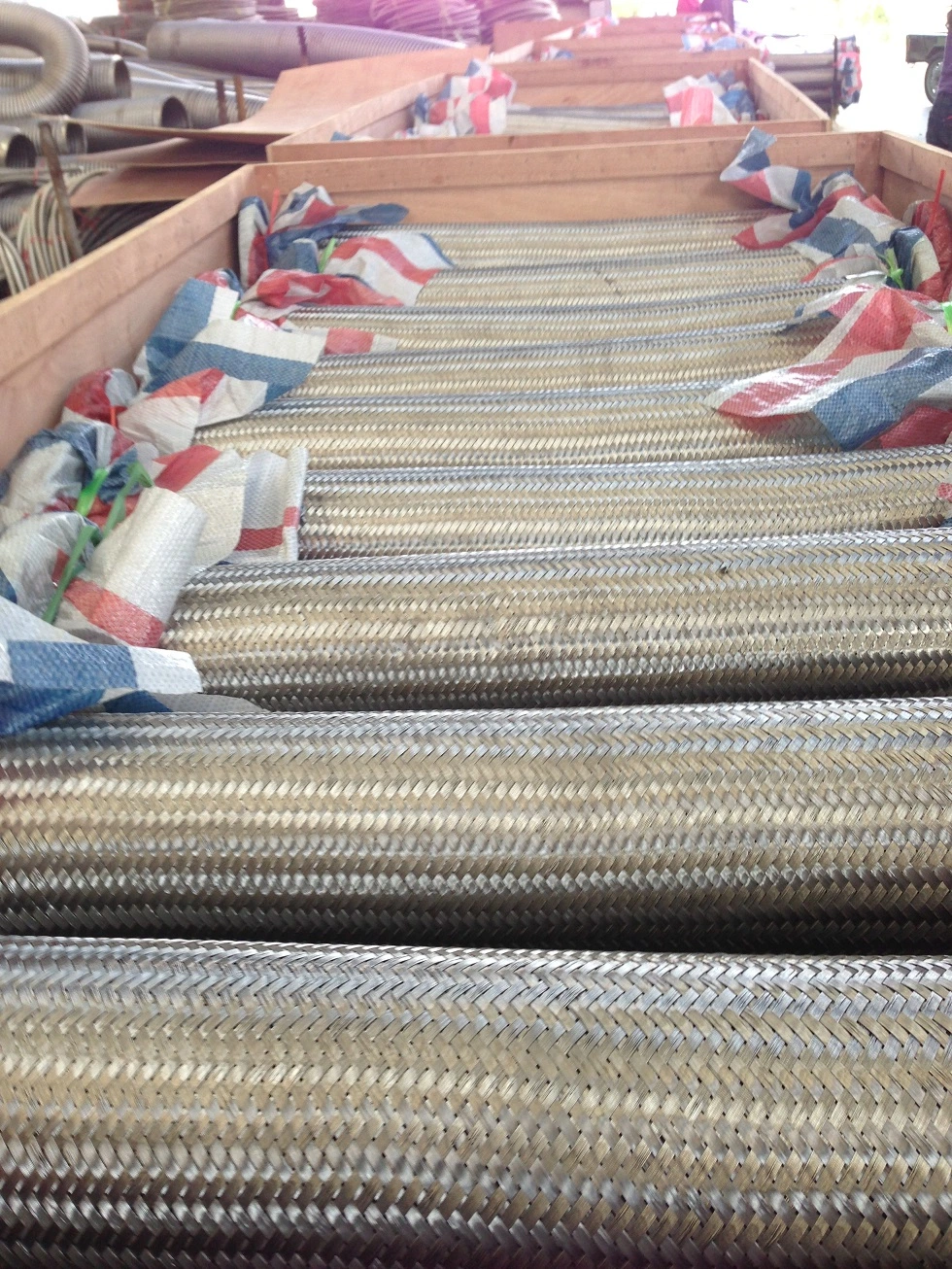 Stainless Steel Corruaged Flexible Metal Hose with Fittings