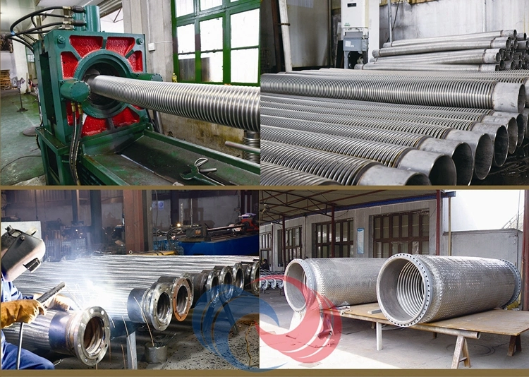 Flexible Stainless Steel Vacuum Hose Vacuum Corrugated Bellow Pipe