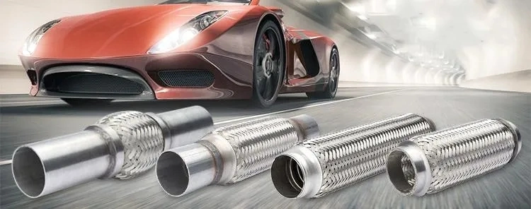 Automobile Car Exhaust Flexible Pipes with Mesh and Braid for Exhaust System