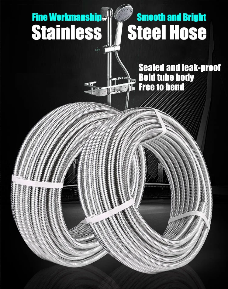 Direct-From-Factory 8-Inch Stainless Steel Flexible Hose Pipe with Stainless Steel Braiding