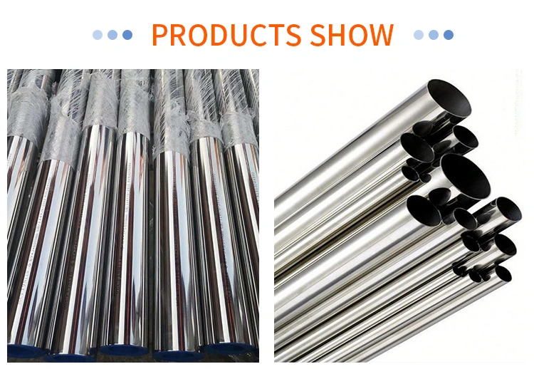 201 8 Inch Flexible Round 202 Welded 304 316 Thin Wall Inox Stainless Steel Tube 304 Steel Pipe