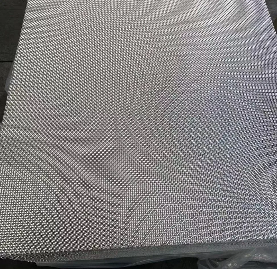 Better Heat Dissipation Effect Hemispherical Pattern Aluminum Checked Plate Auto Parts for Exhaust Pipe Heat Shield