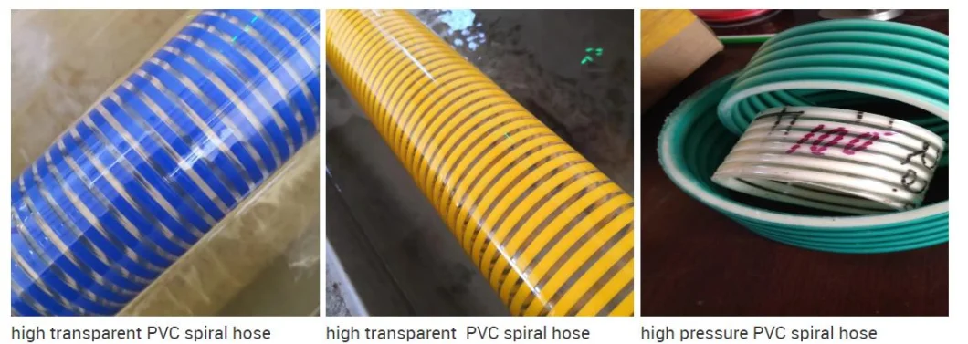 PVC Twin Pipes Soft and Hard Spiral PVC Suction Hose Produce Machine