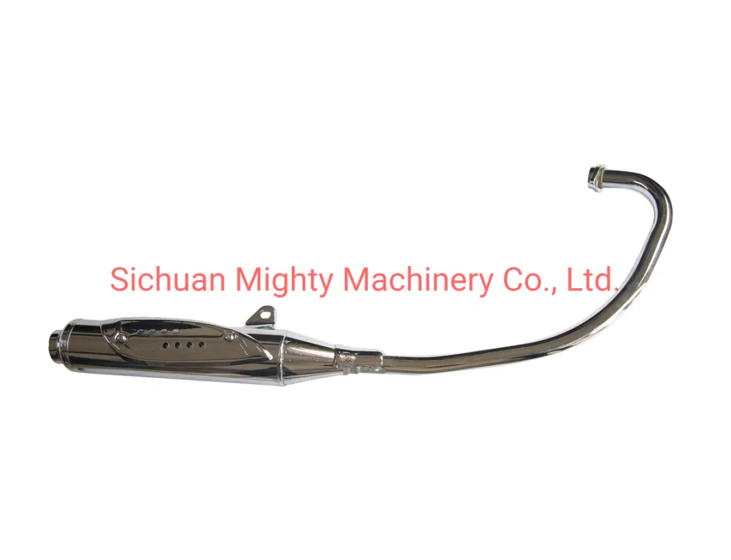 Motorcycle Electroplated Fishtail Muffler Exhaust Pipe Rear Section SDH125-50A for Honda