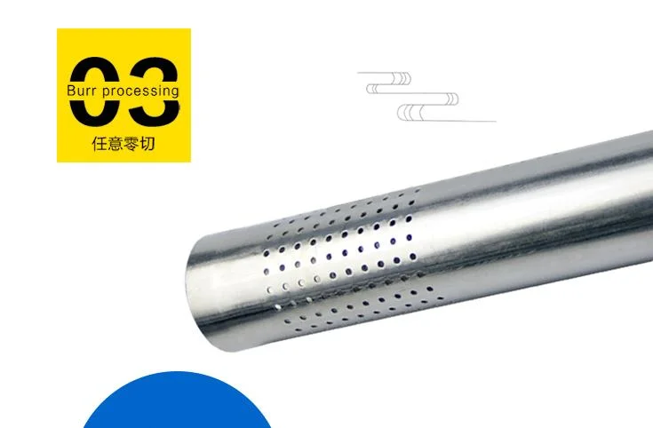 409/436 Stainless Steel Perforated Mesh Pipe Stainless Steel Pipe for Car Exhaust Pipe