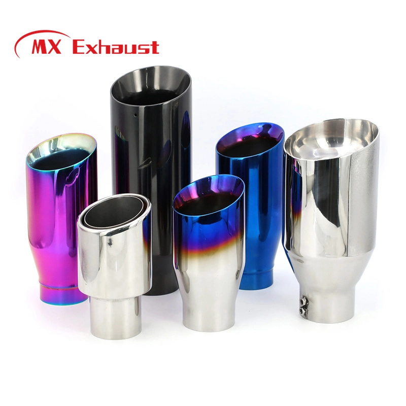 2.5 Inch Inlet High Performance Stainless Steel Racing Car Muffler Exhaust