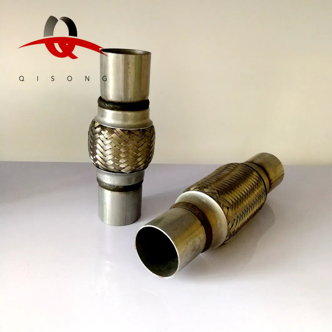 [Qisong] High Quality Stainless Steel Flex Bellow Flexible Exhaust Pipes at Factory Price