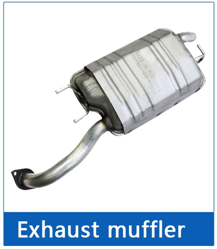 High Quality Direct Fit Car Exhaust System Second Part Catalytic Converter for Ford Fiesta 1.5