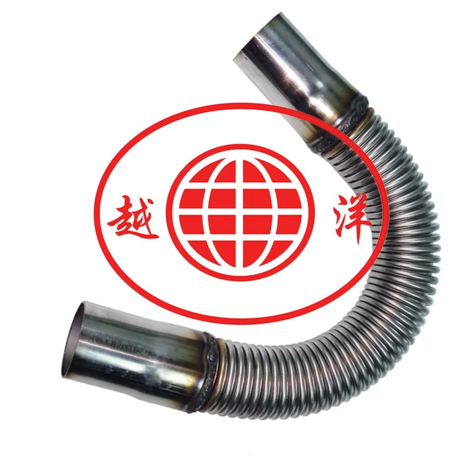 Stainles Steel Flexible Pipe with Interlock Liner Stainless Steel Exhaust Welded Braid Flexible Bellow Pipe Exhaust Tip Exhaust Welded Elbow Stainless Steel