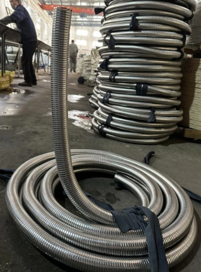 Stainless Steel 304 316 Hose Interlock Hose Stainless Steel Exhaust Pipe