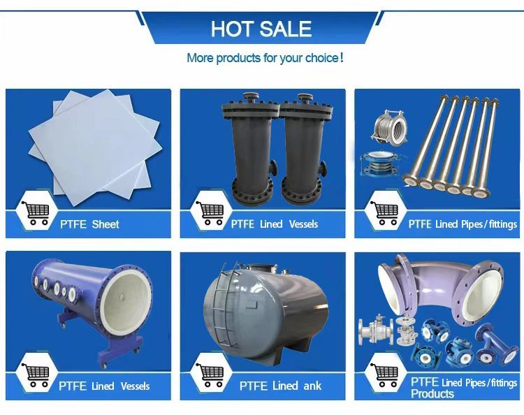 Molded Steel PTFE Lined Lining Pipe