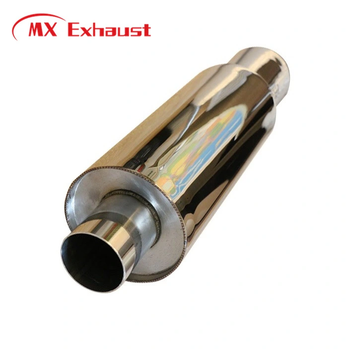 2.5&quot; Magnaflow Performance Blue Burnt Tip Pipe Stainless Steel 304 Exhaust Muffler