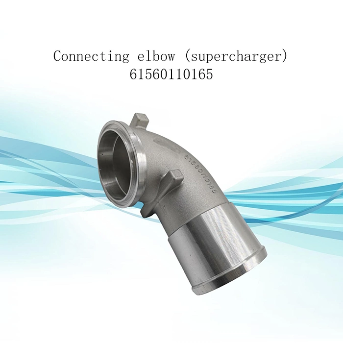 61560110165 Turbocharger Connecting Elbow Pipe for Sinoturk Shacman Weichai Wd615 Wp12 420 Engine Part