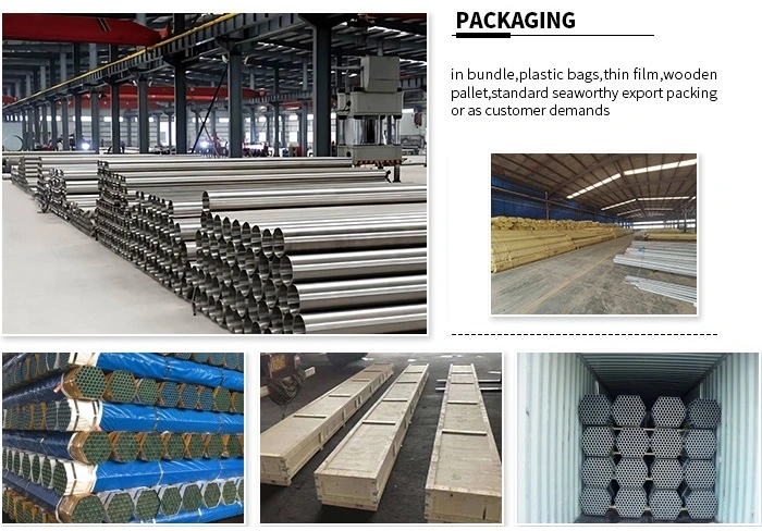 Food Grade 304 304L 316 316L 310S 321 Seamless Stainless Steel Tube Ss Pipe