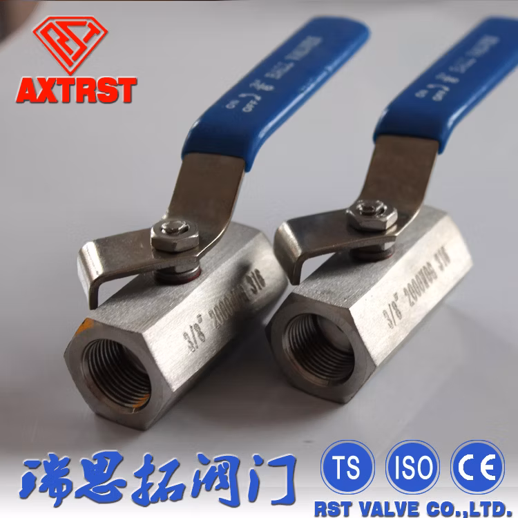 Wcb Floating Reduced Port Threaded Hex 1PC Ball Valve