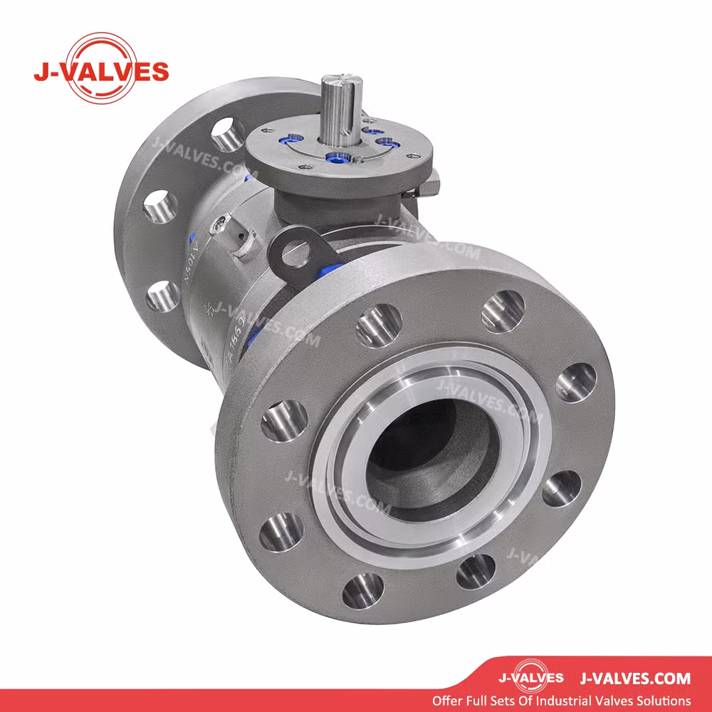 J-Valves 4X3′′ 900lb Forged Carbon Steel A105n Trunnion Mounted 3PC Flanged Ball Valve