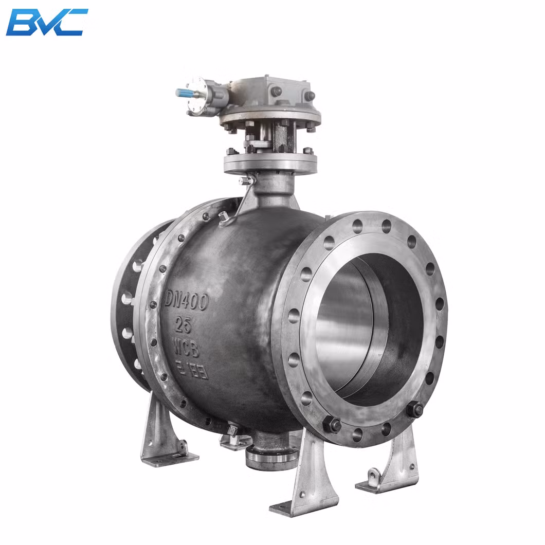 3 Piece Full Bore Forged Carbon Steel Metal Seated Trunnion Ball Valve