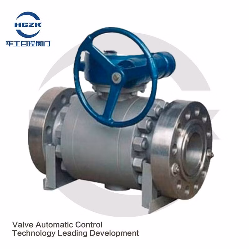 Turbo Operated Forged Steel Hard Seal Ball Valve