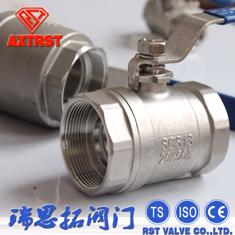 Ss Korean Style 2PC Rb Threaded Ball Valve