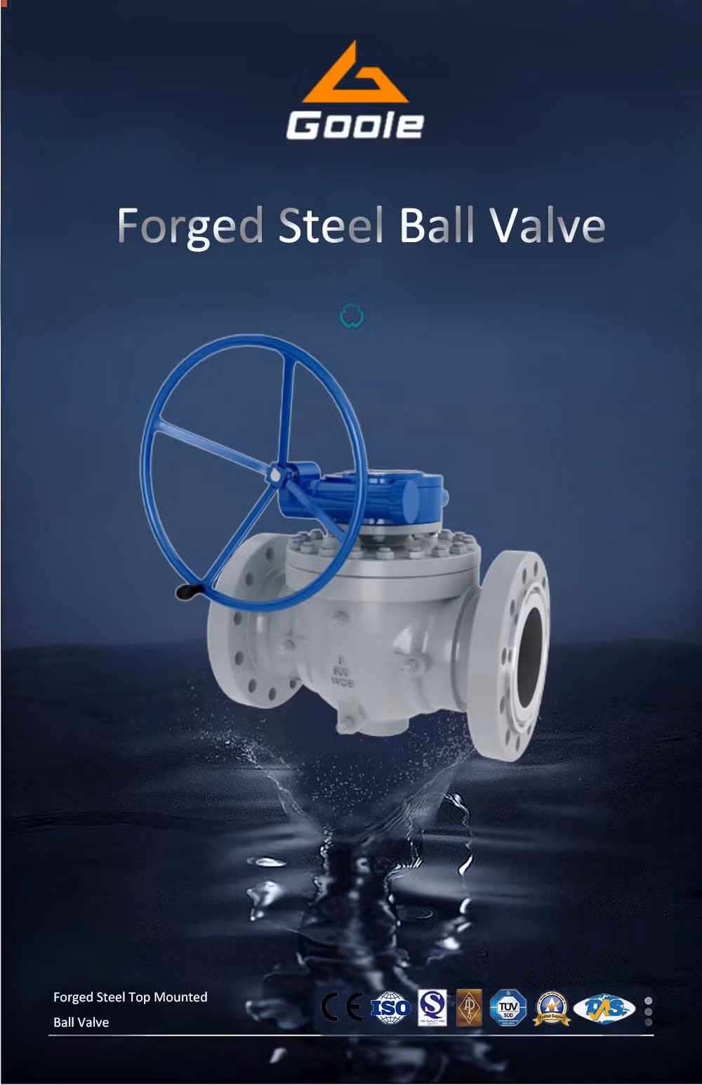High Pressure Top Entry Trunnion Mounted Ball Valve (GASQ347F)