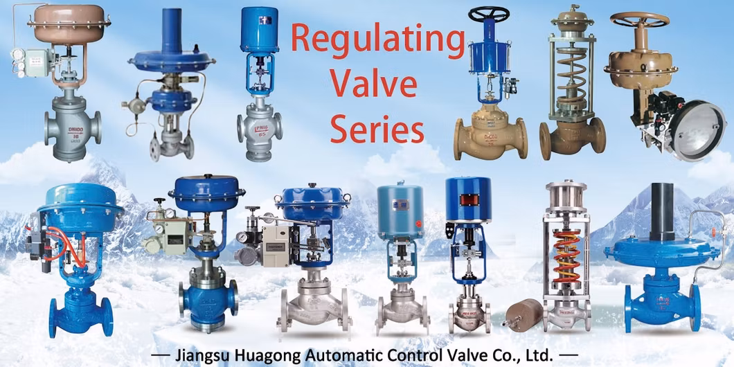 Pneumatic Control Valve Stainless Steel Temperature Pressure Flow Steam Water Pressure Positioner 4-20mA Ball Butterfly Actuator