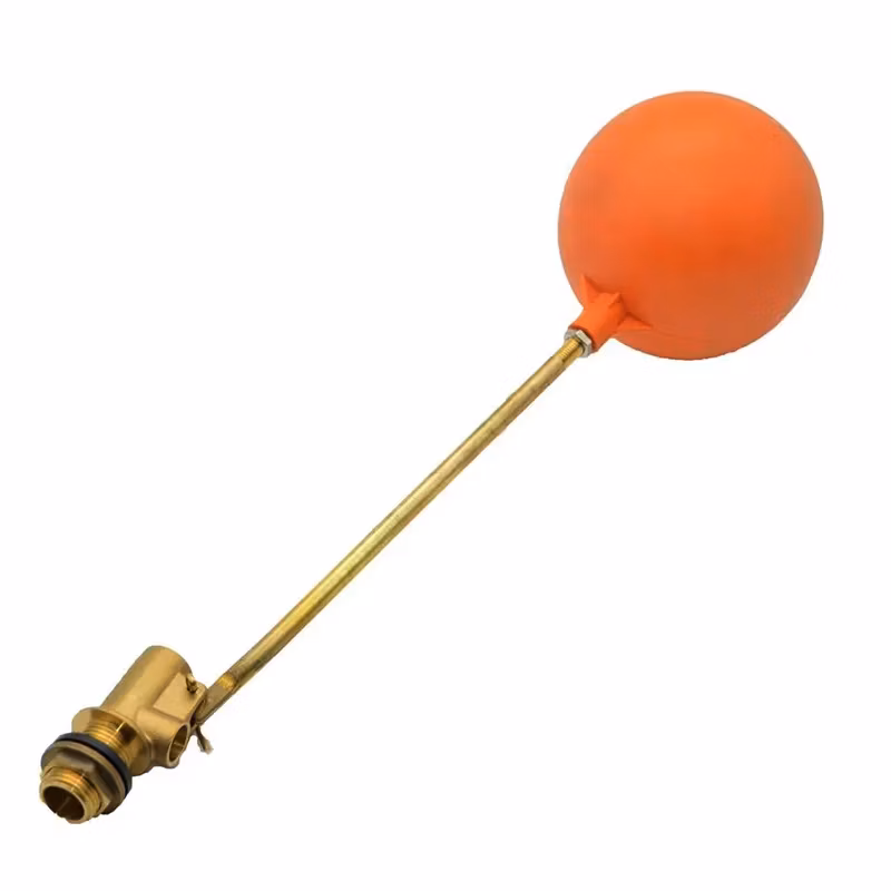 Good Price Brass Orignal Color Forged Male Thread Water Tank Floating Ball Valve