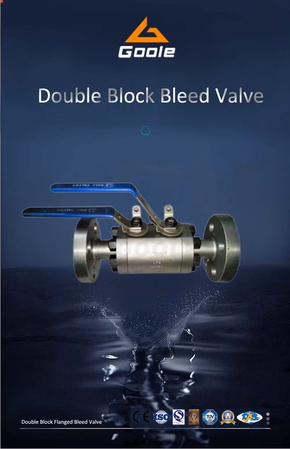 Double Block & Bleed Flanged Floating Dbb Ball Valve (DBBQ41F)