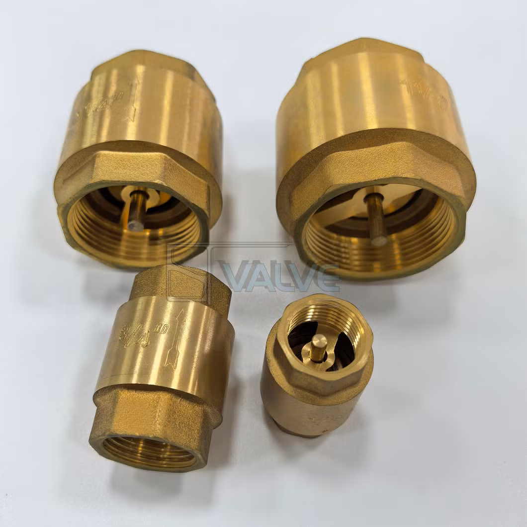 Forged Vertical Female Threaded End Bronze Check Valves Non-Return Flap Brass Valve