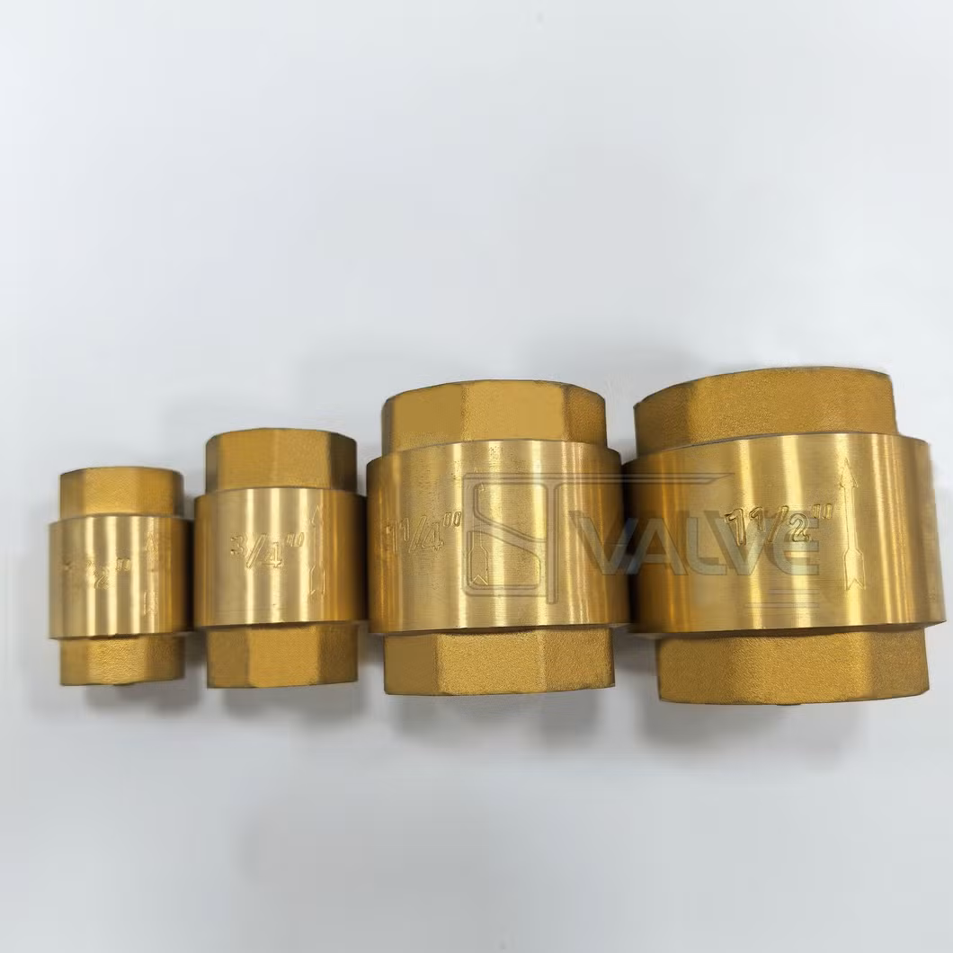 Forged Vertical Female Threaded End Bronze Check Valves Non-Return Flap Brass Valve