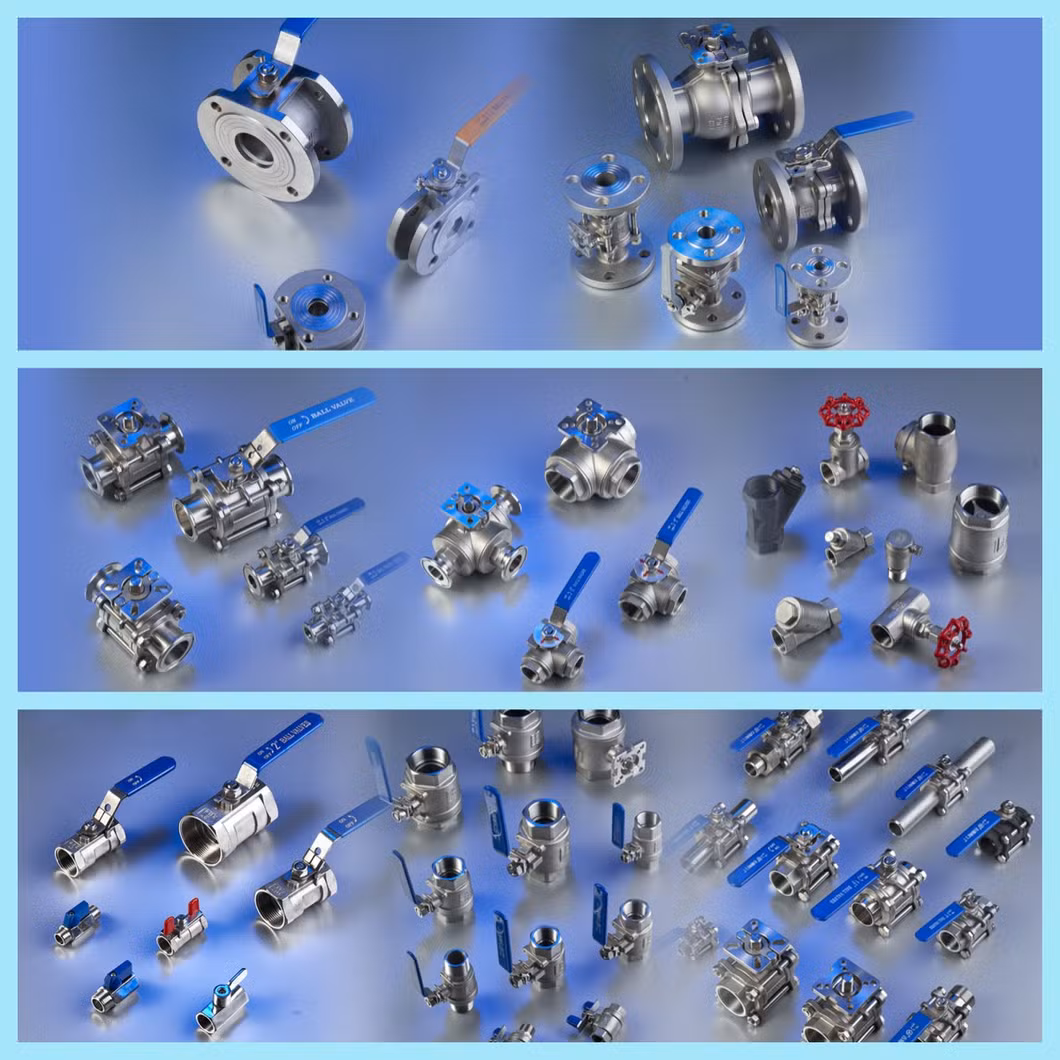 1PC Ball Valve Thread End PTFE Rptfe Ppl PTFE+C