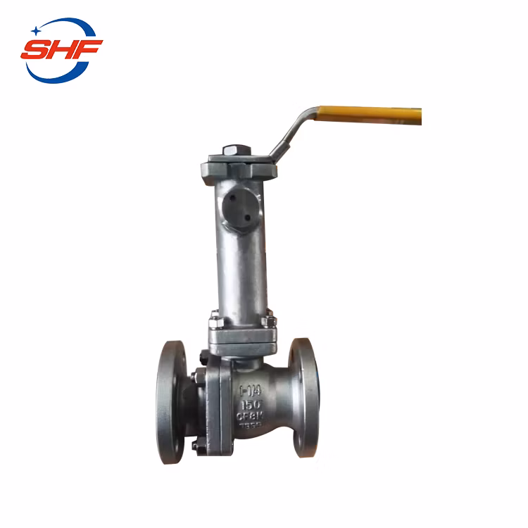 API CF8m Stainless Steel Ball Low Temperature Ball Valve with Grease Valve