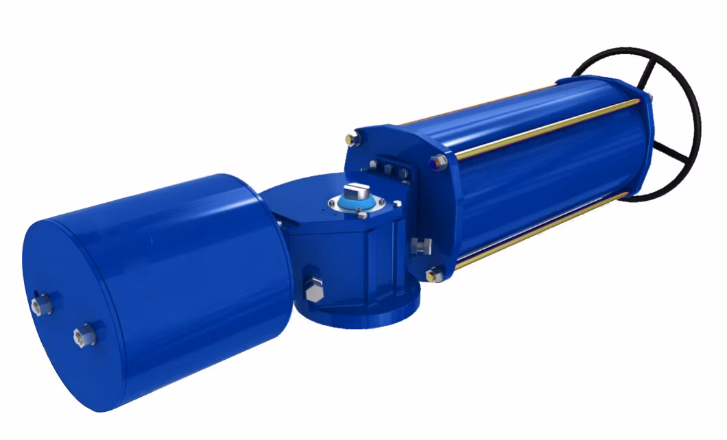 Covna Stainless Steel Fixed Type Pneumatic Flange Ball Valve