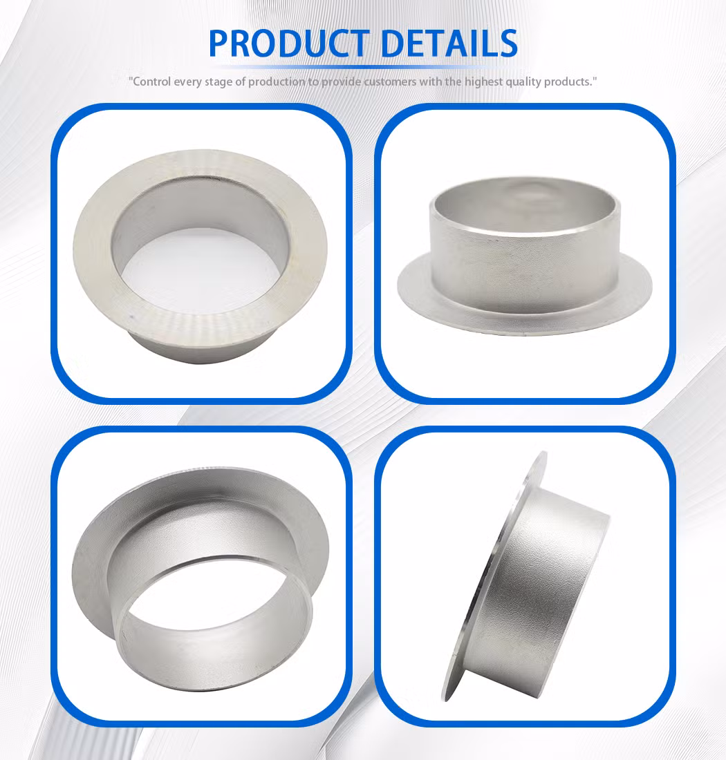 Stainless Steel PED Sandblasting Butt Welding Lap Joint Stub End