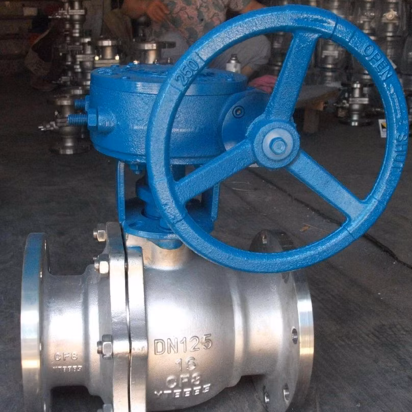 Side Entry Handwheel Flanged Floating Ball Valve