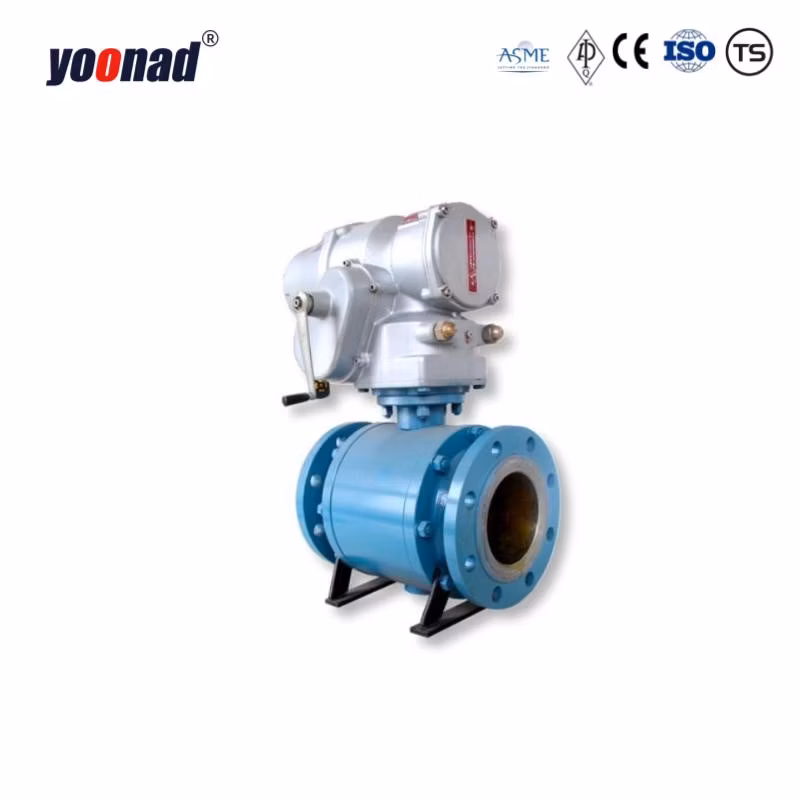 Kamroo Soft and Hard Seal Fully Welded Cast Forged Stainless Steel Flange Turbine High Pressure Ball Valve Natural Gas Ball Valve