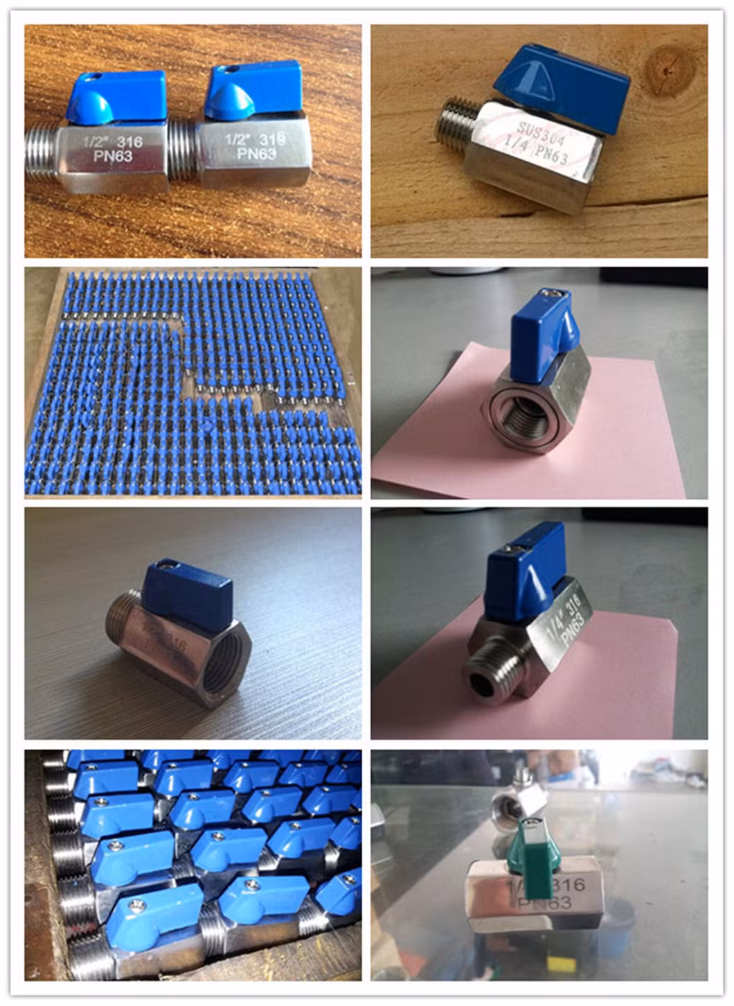 ODM/OEM Stainless Steel Male to Female Thread Mini Ball Valve 1000psig