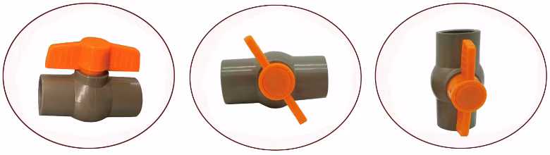 63mm Gear Operated PVC Mini Ball Float Valve 3 Inch