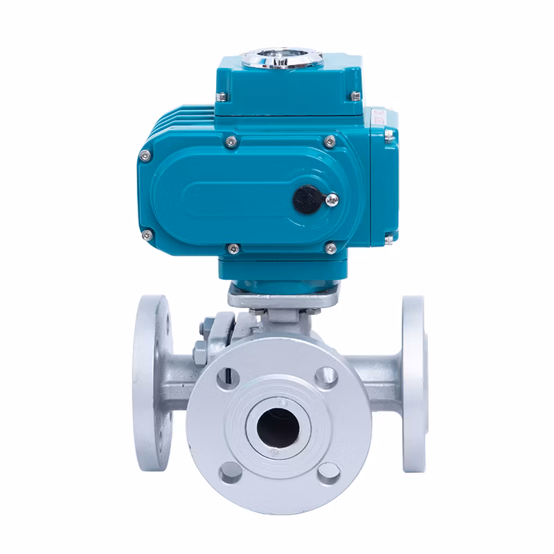 DV24V/220V/AV220V/24V on-off Type Electric Ball Valve, Pn16/Pn25/150lb/300lb/1000wog NPT/Bsp Female /RF Flange/Clamp End Wcb/SS304/CF8/CF8m Ball Valve