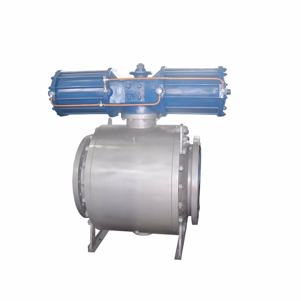 DIN/API/JIS Wcb Stainless Steel 304/316 Electric Fire Safe Trunnion Cast Steel Class 1500lb Forged Ball Valve