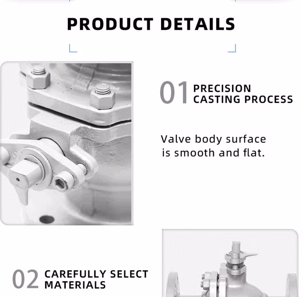 Q41f-16 3 Inch 6 Inch GB Standard Manual High Pressure Normal Temperature Customizable Stainless Steel Body PTFE Soft Seal Flange Float Industry Ball Valves