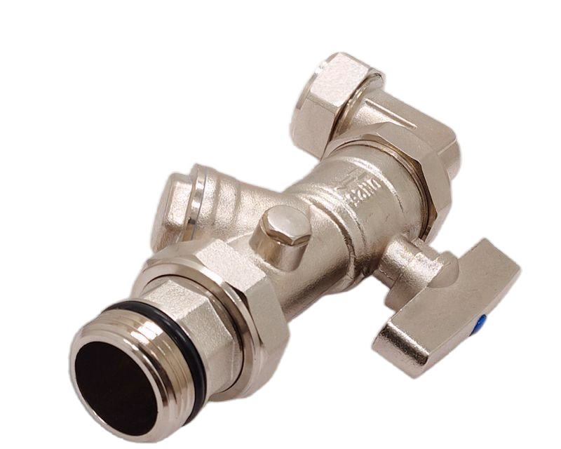Aluminum-Plastic Pipe Outer Wire Filter Type Ferrule Brass Ball Valve Strainer