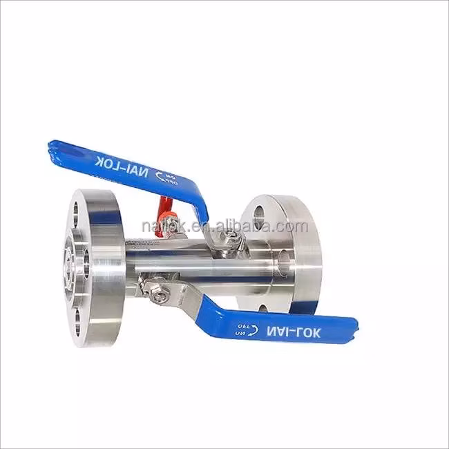 DBB Double Block and Bleed Ball Valve with Screwed Bonnet Needle Construction