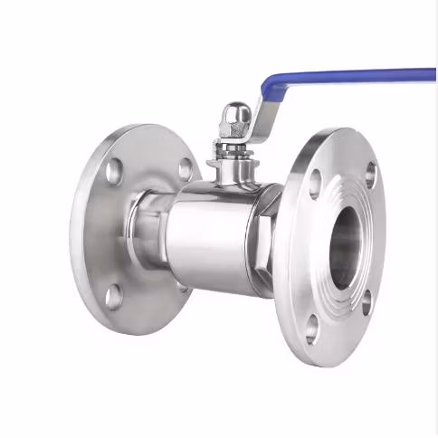 6 Inch Stainless Steel Carbon Steel Sanitary 1PC Flanged Floating Ball Valve
