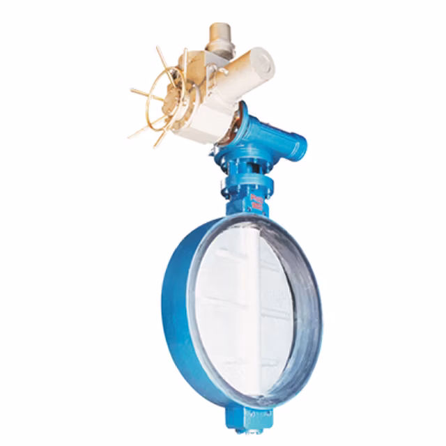 Food Grade Pneumatic Valves Flanged Electric Wafer Type Soft Seal Butterfly Valve